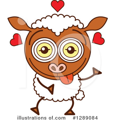 Royalty-Free (RF) Sheep Clipart Illustration by Zooco - Stock Sample #1289084