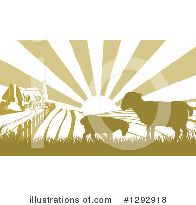 Royalty-Free (RF) Sheep Clipart Illustration by AtStockIllustration - Stock Sample #1292918