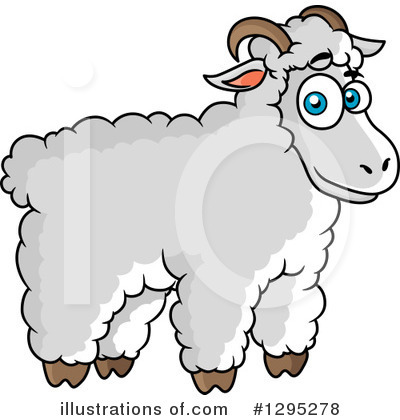 Lamb Clipart #1295278 by Vector Tradition SM