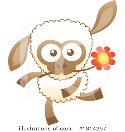 Royalty-Free (RF) Sheep Clipart Illustration by Zooco - Stock Sample #1314257