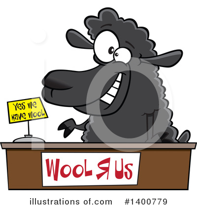 Black Sheep Clipart #1400779 by toonaday