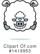 Sheep Clipart #1419953 by Cory Thoman