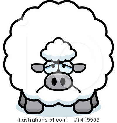 Royalty-Free (RF) Sheep Clipart Illustration by Cory Thoman - Stock Sample #1419955