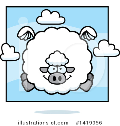 Royalty-Free (RF) Sheep Clipart Illustration by Cory Thoman - Stock Sample #1419956