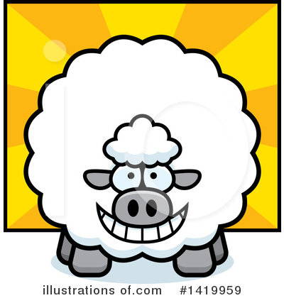 Royalty-Free (RF) Sheep Clipart Illustration by Cory Thoman - Stock Sample #1419959