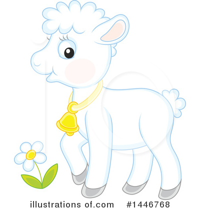 Royalty-Free (RF) Sheep Clipart Illustration by Alex Bannykh - Stock Sample #1446768