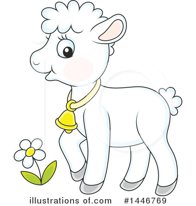 Royalty-Free (RF) Sheep Clipart Illustration by Alex Bannykh - Stock Sample #1446769