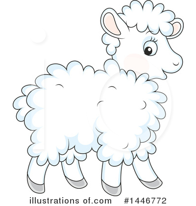 Royalty-Free (RF) Sheep Clipart Illustration by Alex Bannykh - Stock Sample #1446772
