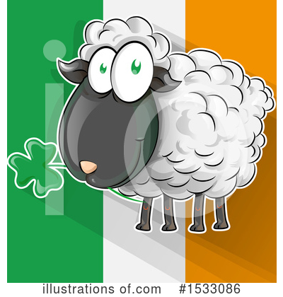 Royalty-Free (RF) Sheep Clipart Illustration by Domenico Condello - Stock Sample #1533086