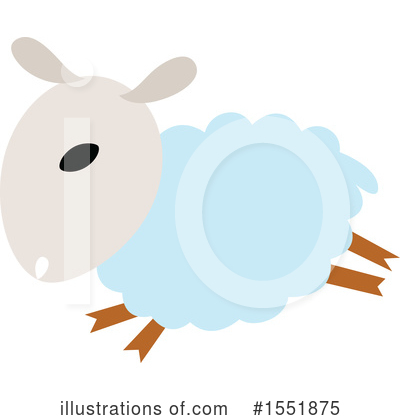 Royalty-Free (RF) Sheep Clipart Illustration by Cherie Reve - Stock Sample #1551875