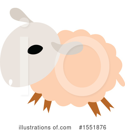 Sheep Clipart #1551876 by Cherie Reve
