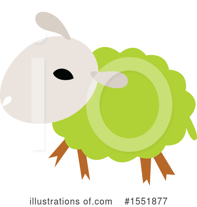 Royalty-Free (RF) Sheep Clipart Illustration by Cherie Reve - Stock Sample #1551877