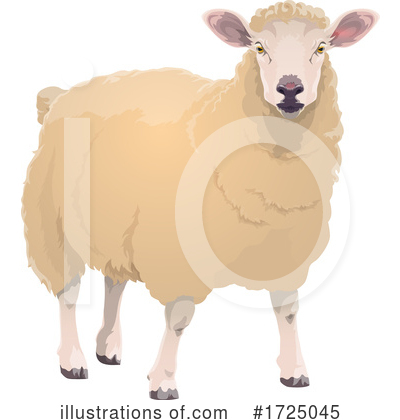 Royalty-Free (RF) Sheep Clipart Illustration by Vector Tradition SM - Stock Sample #1725045