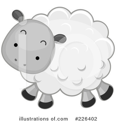 Royalty-Free (RF) Sheep Clipart Illustration by BNP Design Studio - Stock Sample #226402