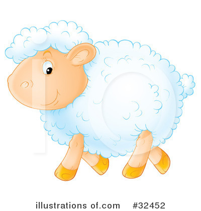 Sheep Clipart #32452 by Alex Bannykh