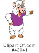 Sheep Clipart #43041 by Dennis Holmes Designs