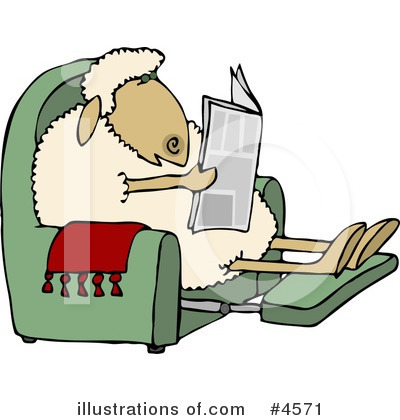 Reading Clipart #4571 by djart