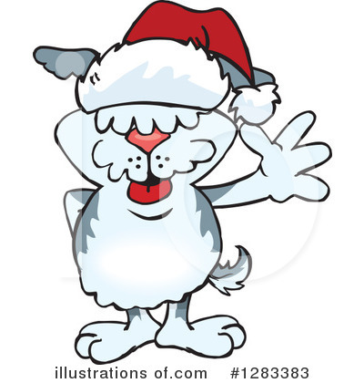 Royalty-Free (RF) Sheepdog Clipart Illustration by Dennis Holmes Designs - Stock Sample #1283383