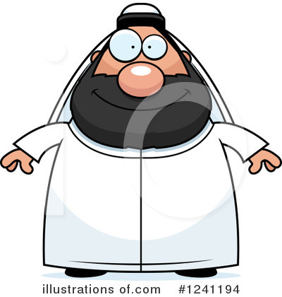Royalty-Free (RF) Sheikh Clipart Illustration by Cory Thoman - Stock Sample #1241194