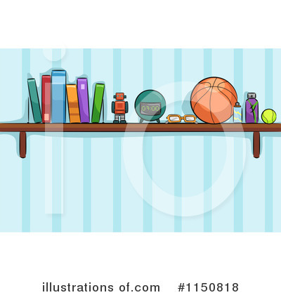 Royalty-Free (RF) Shelf Clipart Illustration by BNP Design Studio - Stock Sample #1150818