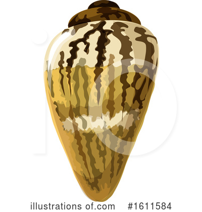 Royalty-Free (RF) Shell Clipart Illustration by Vector Tradition SM - Stock Sample #1611584