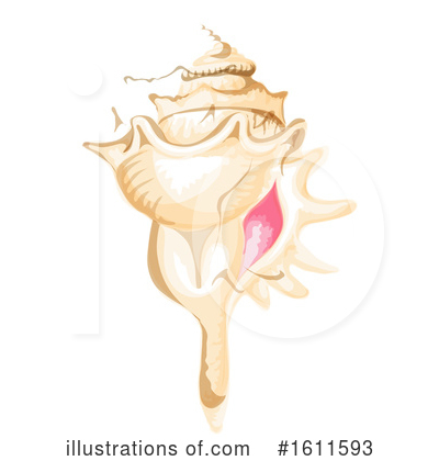Royalty-Free (RF) Shell Clipart Illustration by Vector Tradition SM - Stock Sample #1611593