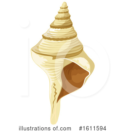 Royalty-Free (RF) Shell Clipart Illustration by Vector Tradition SM - Stock Sample #1611594
