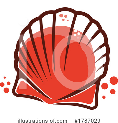 Sea Shells Clipart #1787029 by Vector Tradition SM
