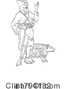Shepherd Clipart #1794182 by patrimonio