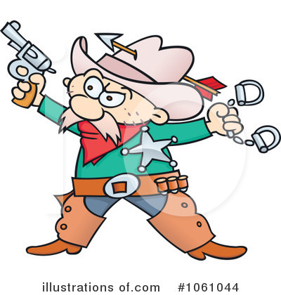Royalty-Free (RF) Sheriff Clipart Illustration by gnurf - Stock Sample #1061044