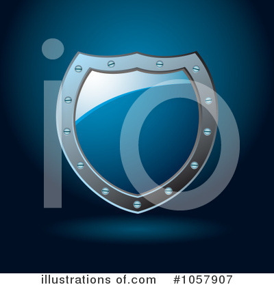 Royalty-Free (RF) Shield Clipart Illustration by michaeltravers - Stock Sample #1057907