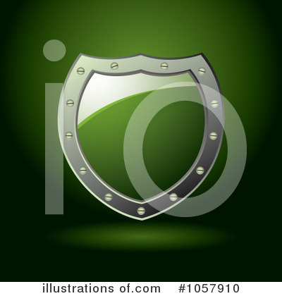 Royalty-Free (RF) Shield Clipart Illustration by michaeltravers - Stock Sample #1057910