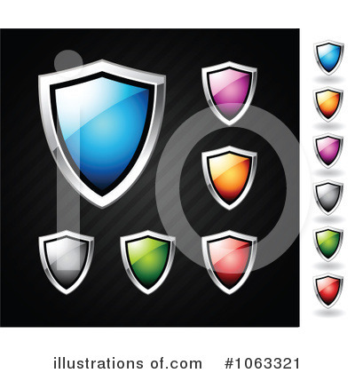 Royalty-Free (RF) Shield Clipart Illustration by TA Images - Stock Sample #1063321