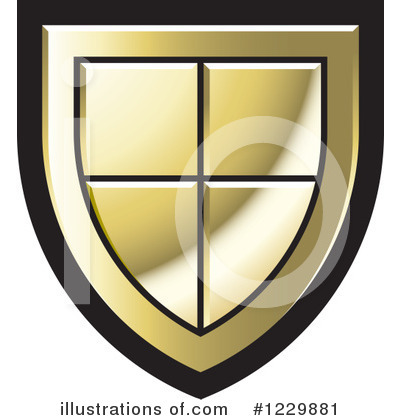 Royalty-Free (RF) Shield Clipart Illustration by Lal Perera - Stock Sample #1229881