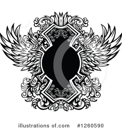 Royalty-Free (RF) Shield Clipart Illustration by Chromaco - Stock Sample #1260590
