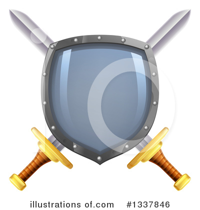 Royalty-Free (RF) Shield Clipart Illustration by AtStockIllustration - Stock Sample #1337846