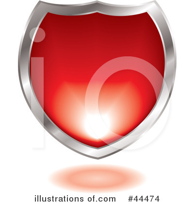 Royalty-Free (RF) Shield Clipart Illustration by michaeltravers - Stock Sample #44474
