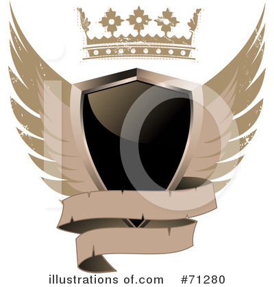 Royalty-Free (RF) Shield Clipart Illustration by elaineitalia - Stock Sample #71280