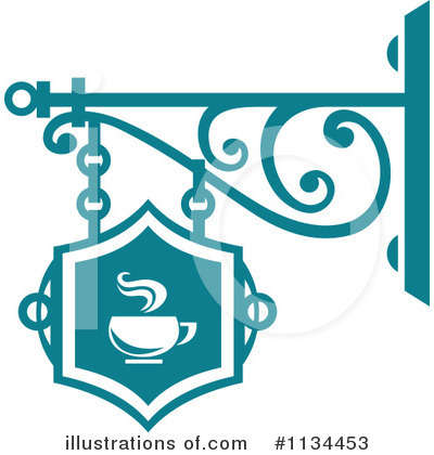 Restaurant Sign Clipart #1134453 by Vector Tradition SM