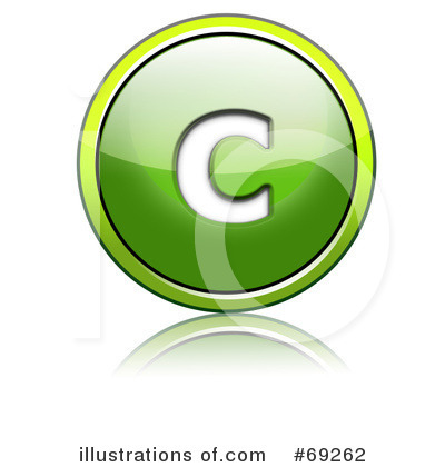 Royalty-Free (RF) Shiny Green Button Clipart Illustration by chrisroll - Stock Sample #69262