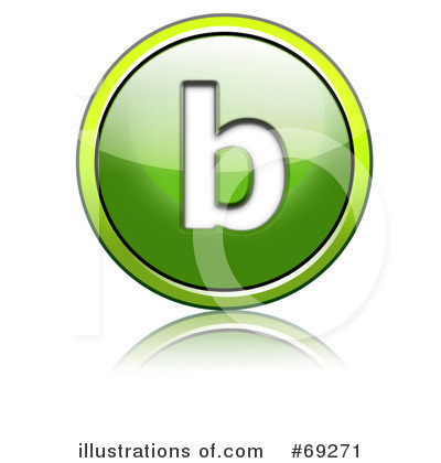 Royalty-Free (RF) Shiny Green Button Clipart Illustration by chrisroll - Stock Sample #69271