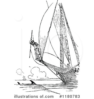 Royalty-Free (RF) Ship Clipart Illustration by Prawny Vintage - Stock Sample #1180783