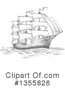 Ship Clipart #1355826 by Vector Tradition SM