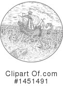 Ship Clipart #1451491 by patrimonio
