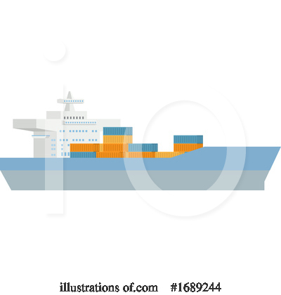Royalty-Free (RF) Ship Clipart Illustration by AtStockIllustration - Stock Sample #1689244