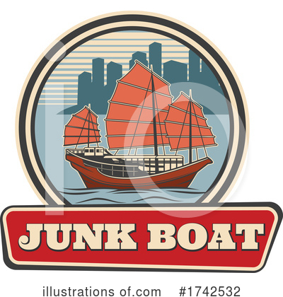 Junk Ship Clipart #1742532 by Vector Tradition SM