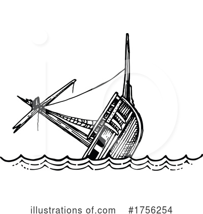 Royalty-Free (RF) Ship Clipart Illustration by Vector Tradition SM - Stock Sample #1756254