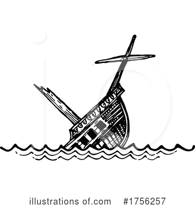 Royalty-Free (RF) Ship Clipart Illustration by Vector Tradition SM - Stock Sample #1756257