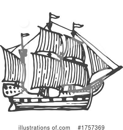 Royalty-Free (RF) Ship Clipart Illustration by Vector Tradition SM - Stock Sample #1757369
