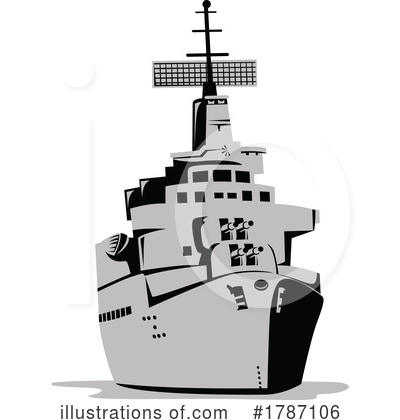 Battleship Clipart #1787106 by patrimonio